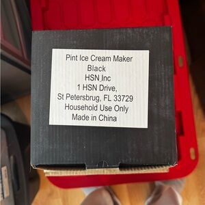 HSN Pint Ice Cream Maker - Black